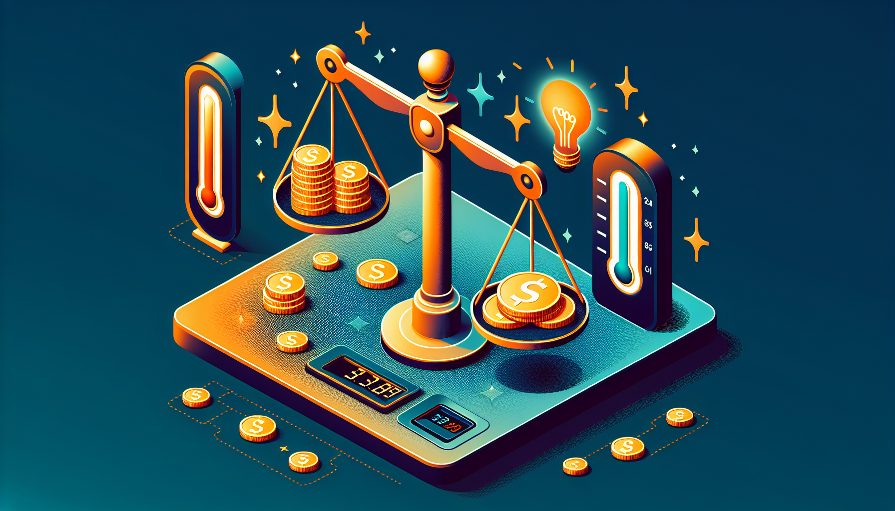 금리의 개념을 기다림의 대가로 표현한 경제 일러스트