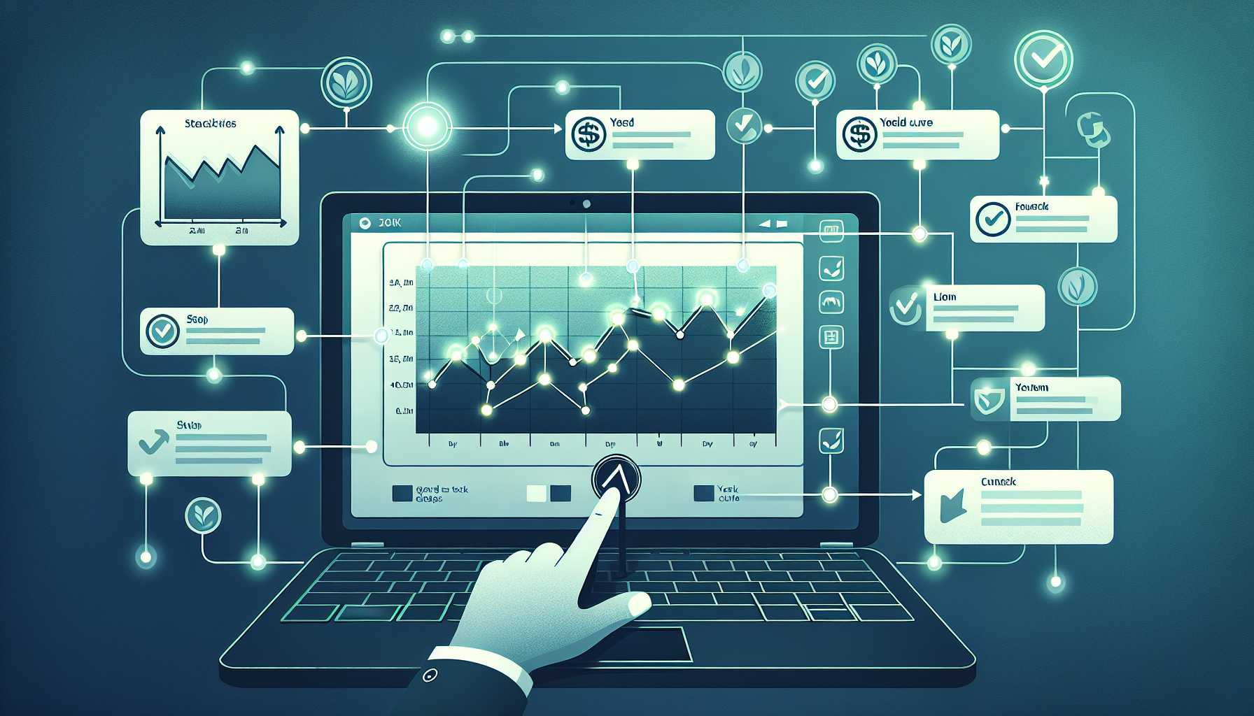 FRED 장단기 금리차 지표 확인 실전 가이드 단계별 일러스트