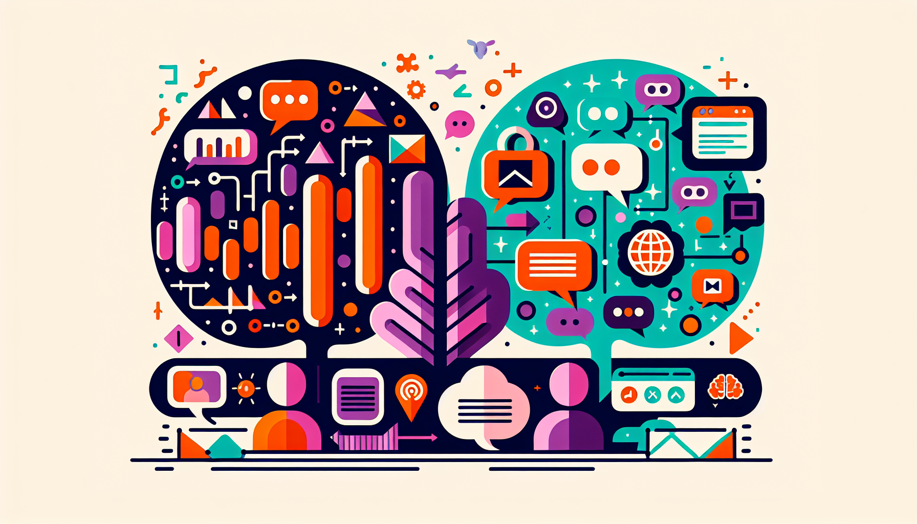 사람 같은 글쓰기를 위한 세 가지 GPTs 설계 원칙을 시각화한 인포그래픽