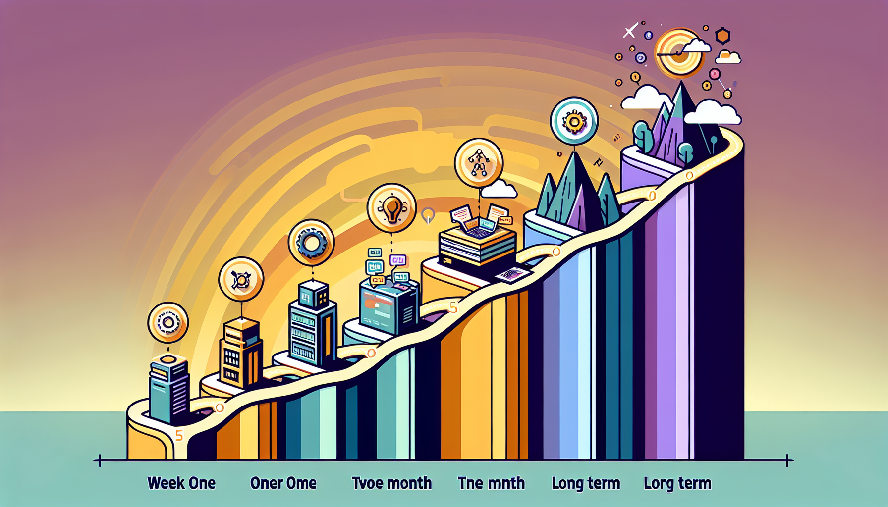 노코드 AI 툴 도입 로드맵 - 단계별 실행 계획 시각화