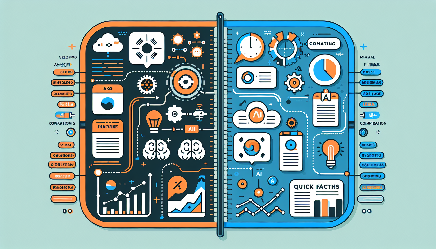 ChatGPT Search와 Perplexity의 강점 비교 인포그래픽