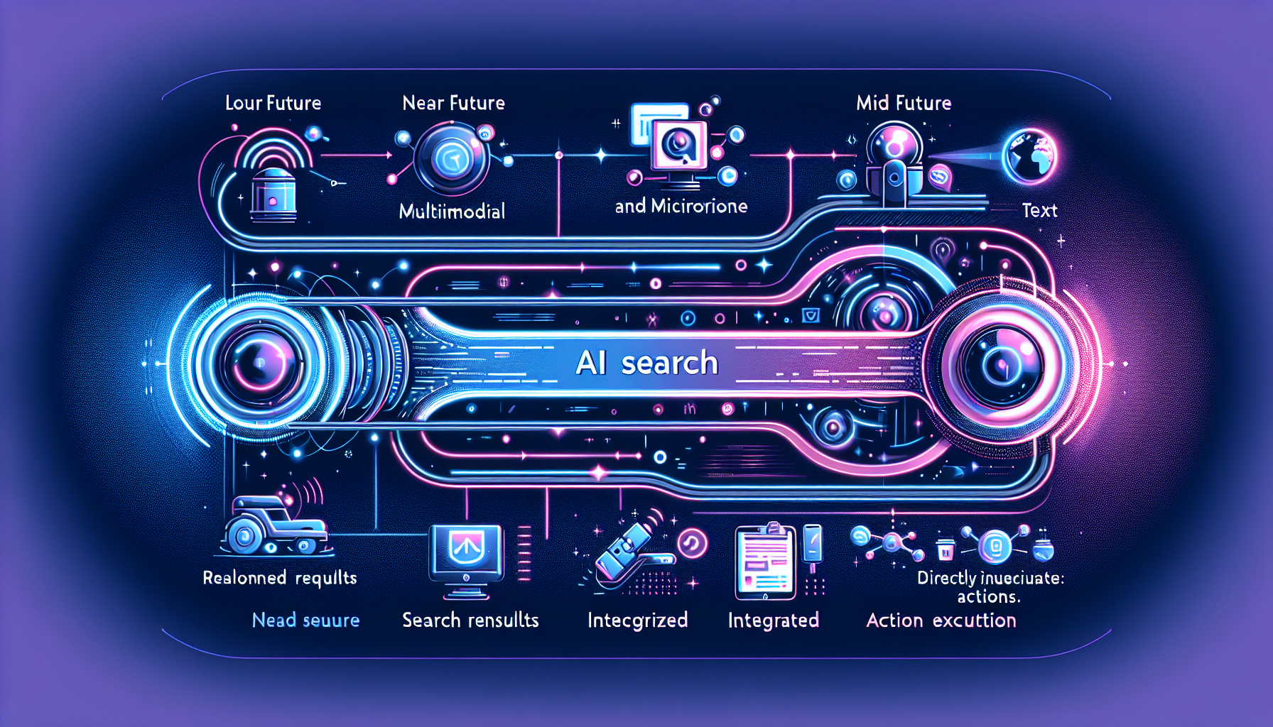 AI 검색 기술의 단계별 발전 로드맵과 미래 전망 타임라인