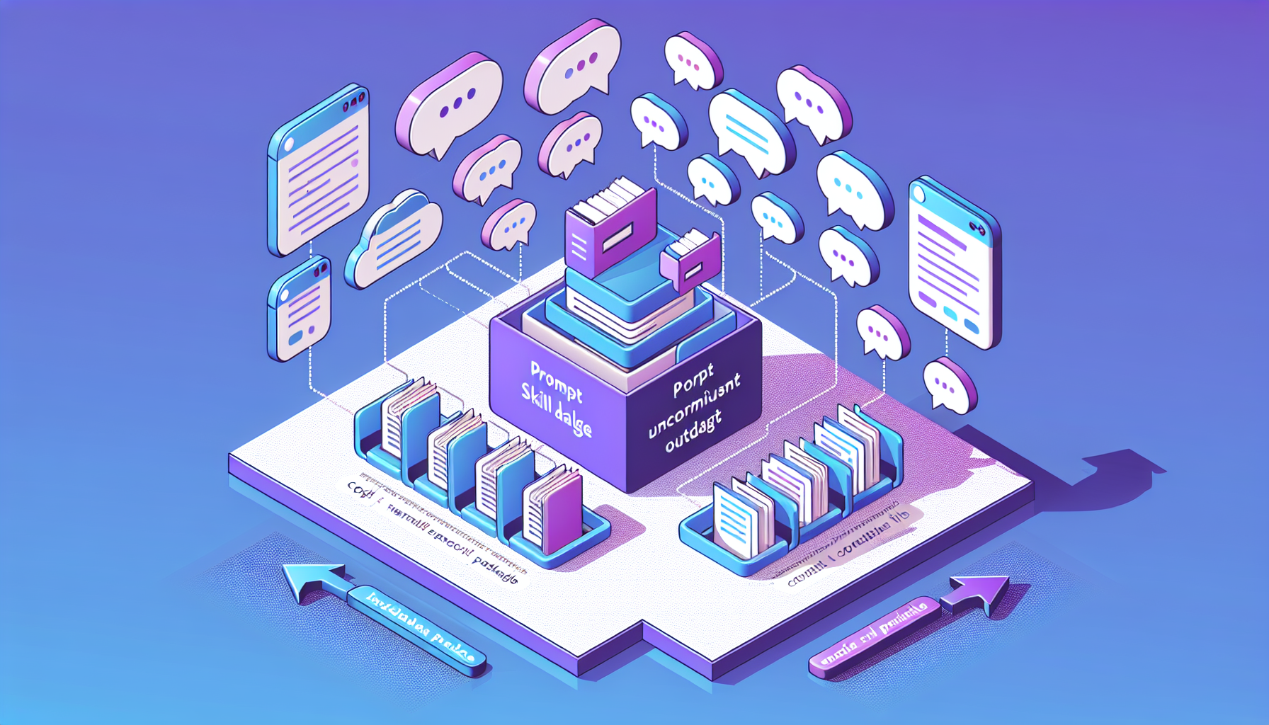 일반 프롬프트 방식과 스킬 기반 방식의 구조적 차이를 보여주는 비교 다이어그램