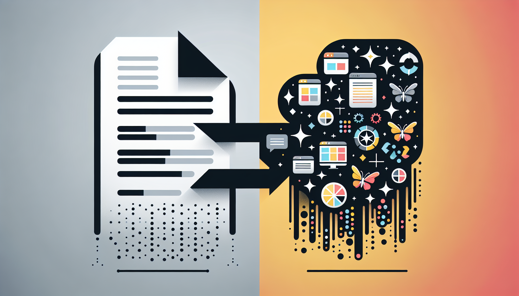 텍스트를 시각적 콘텐츠로 변환하는 과정 - Canvas 기능 활용