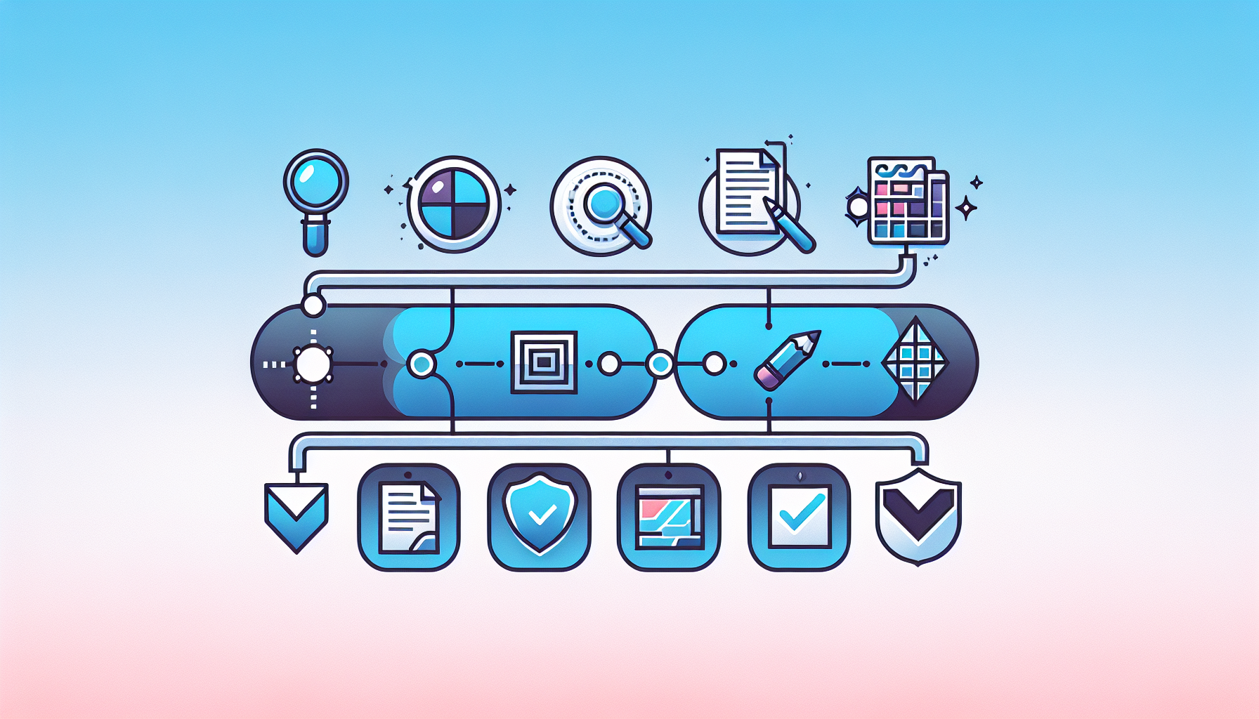 GPTs 블로그 자동화의 5단계 워크플로우와 4개 학습 파일 구조 다이어그램
