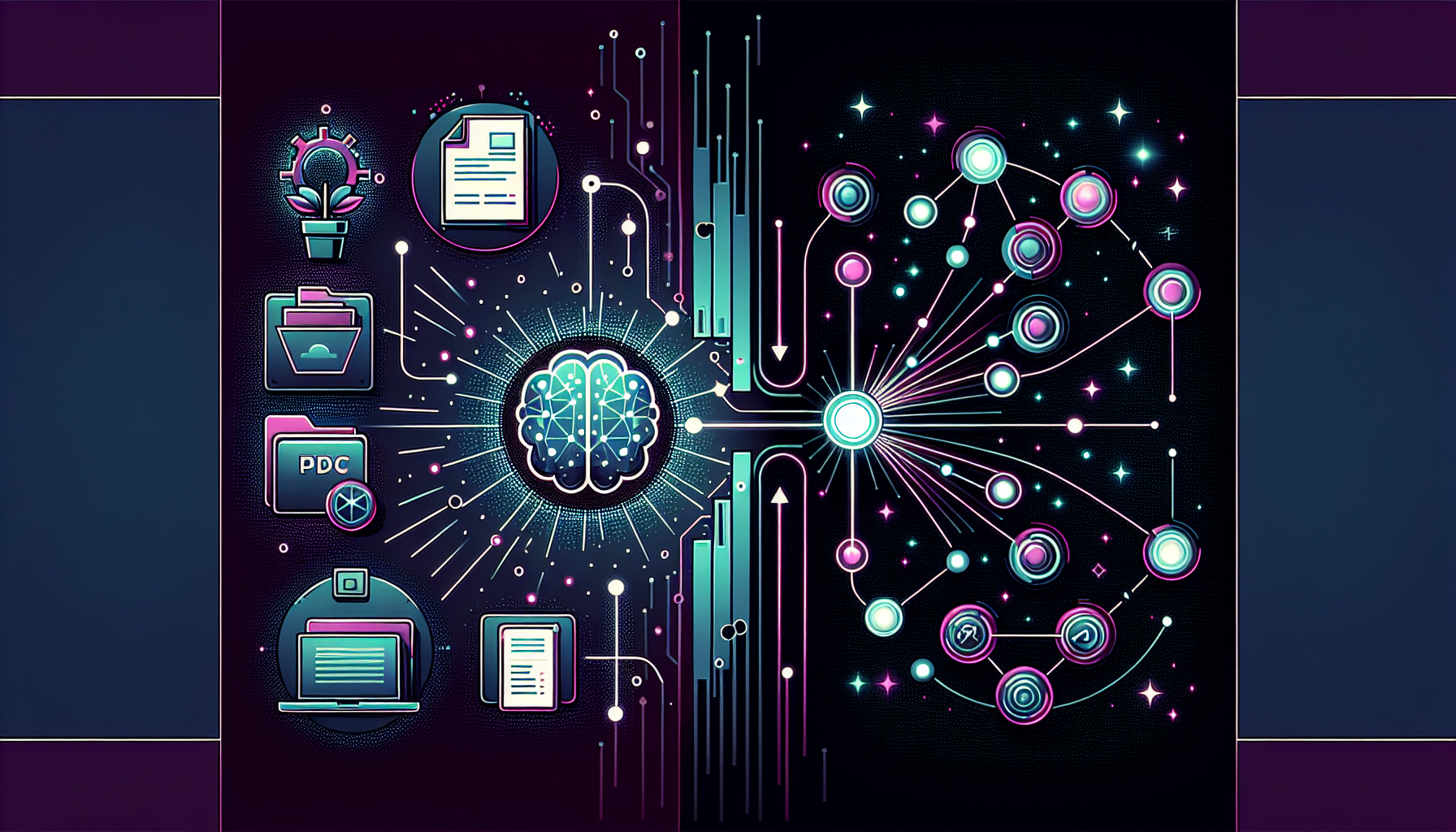 Claude Cowork 로컬 파일 접근과 에이전틱 워크플로우 두 가지 핵심 기능 일러스트
