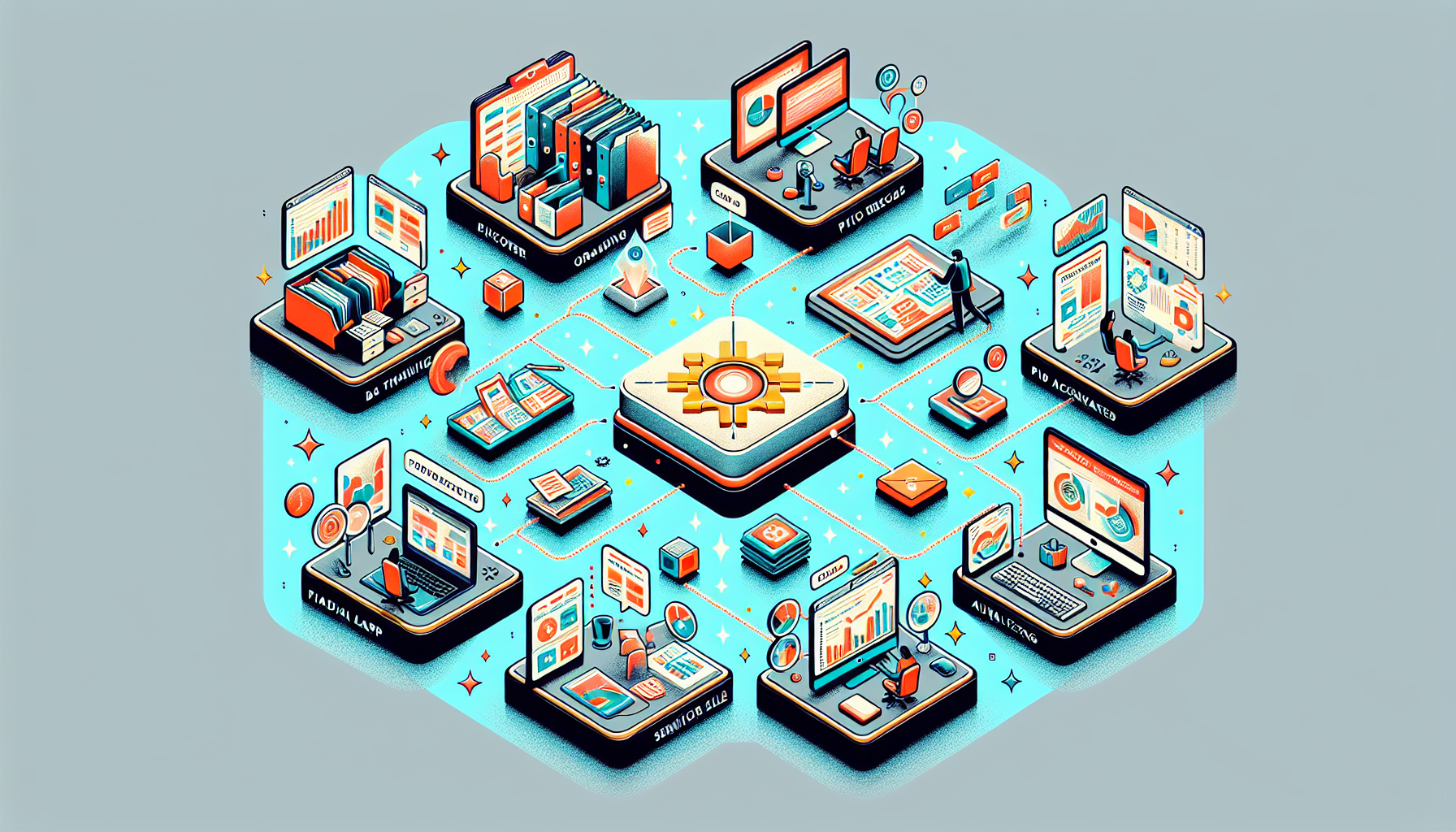 Claude Cowork 8가지 실전 업무 활용 시나리오 대시보드 일러스트