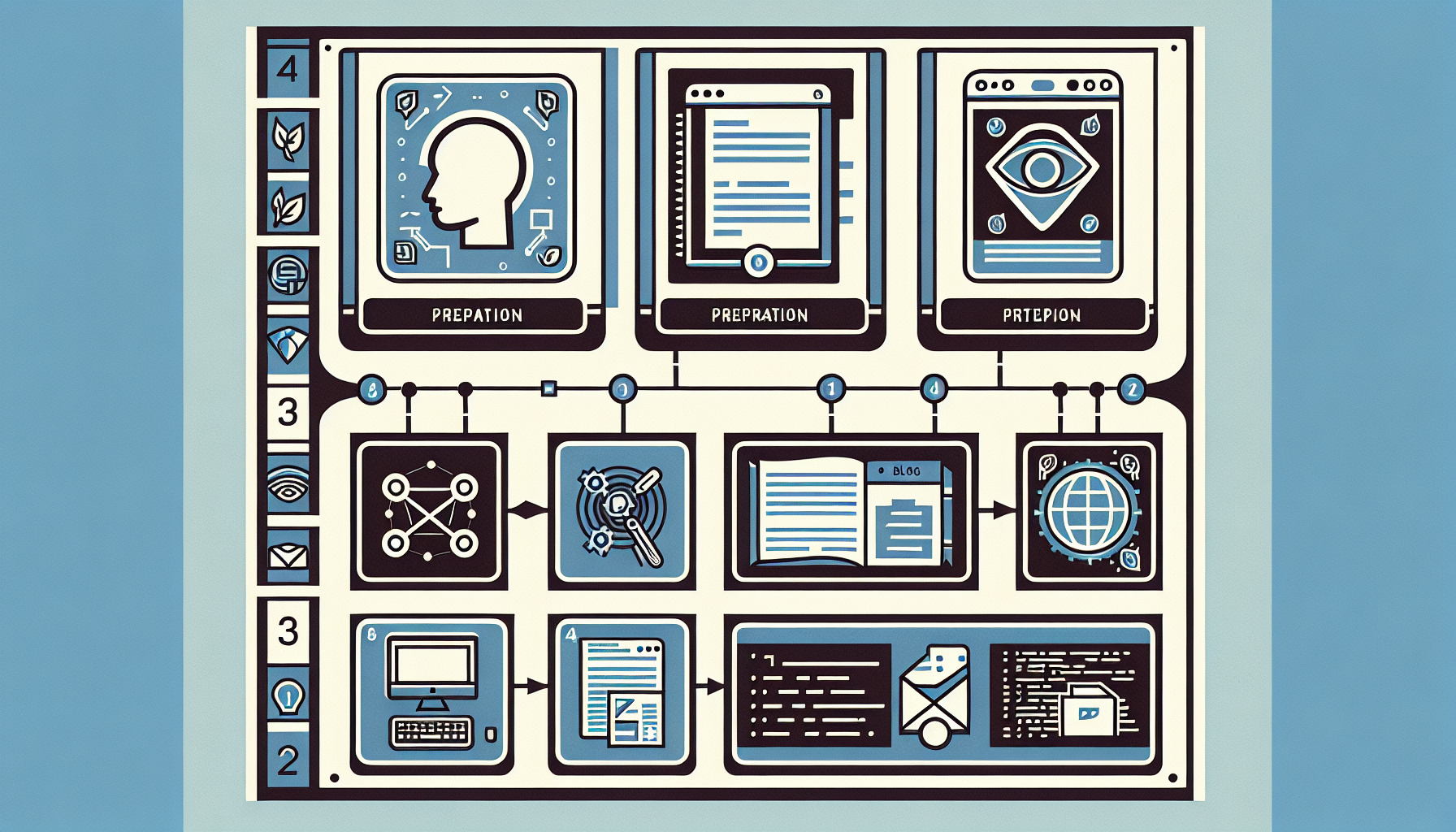 커스텀 GPT 블로그 글쓰기 실전 따라하기 단계별 가이드 일러스트