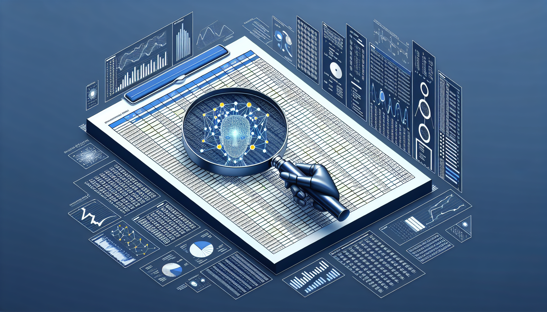 복잡한 스프레드시트 데이터 분석 및 AI 요약 시각화