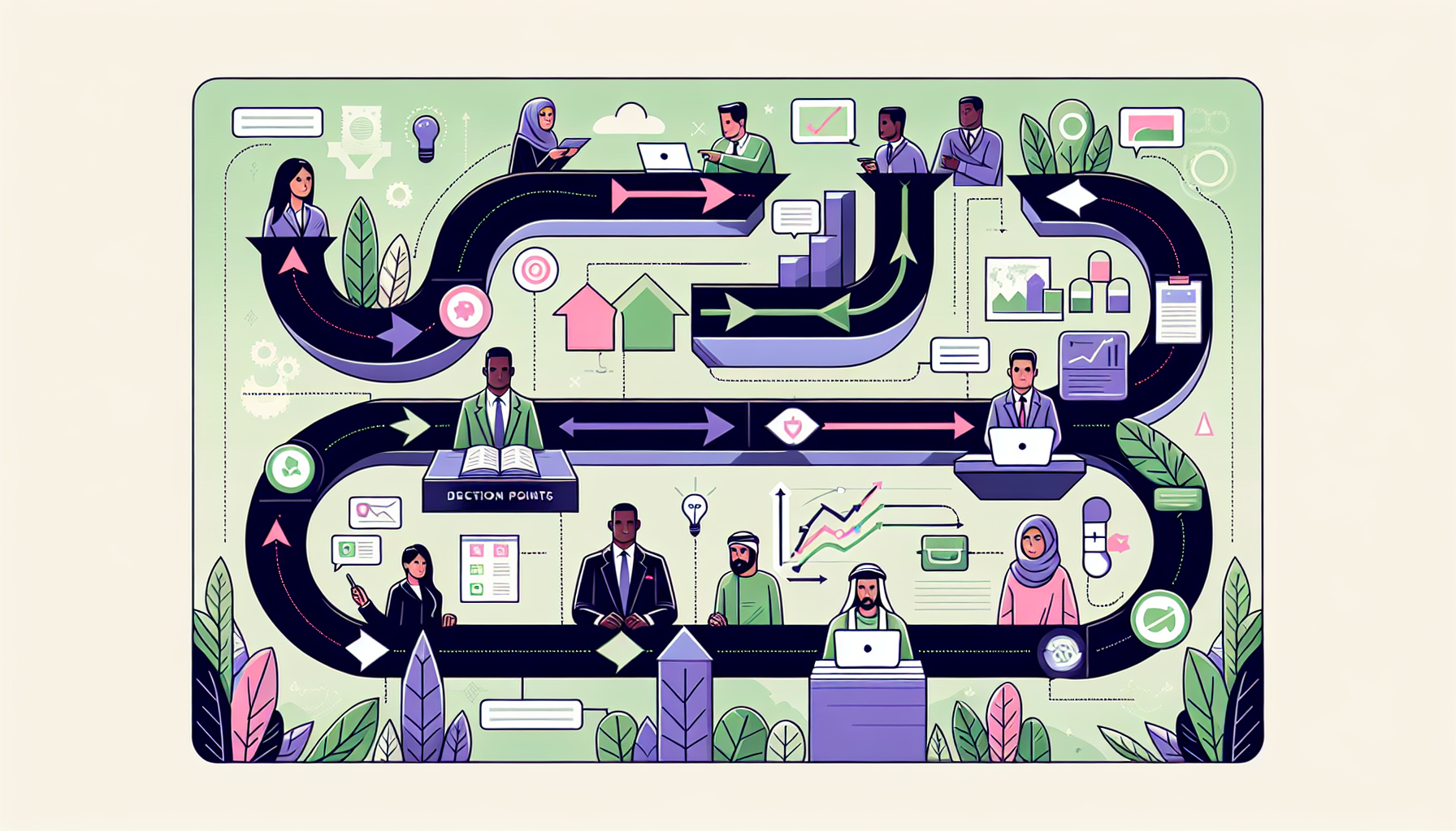 기존 스프레드시트를 테이블 기능으로 전환하는 단계별 실전 활용 로드맵을 보여주는 일러스트