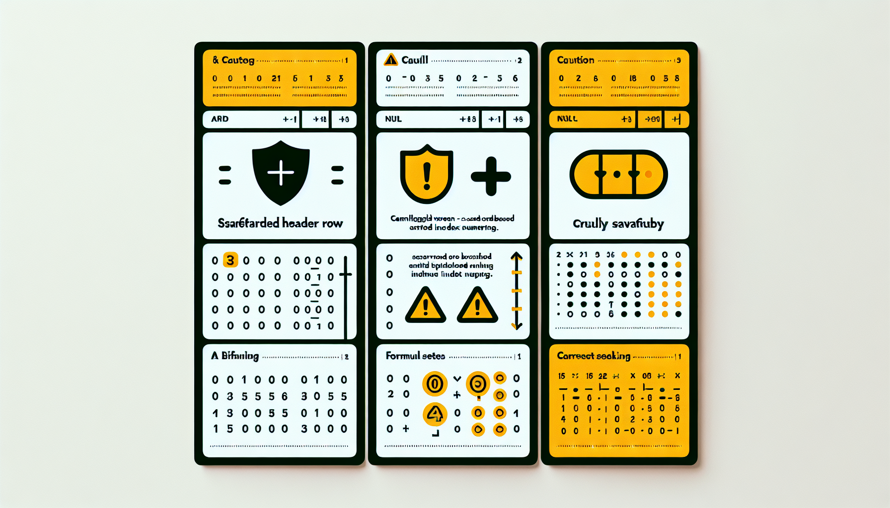 스프레드시트 자동화 코드 작성 시 헤더 보호, 배열 인덱스, 공백 판정 주의사항 일러스트