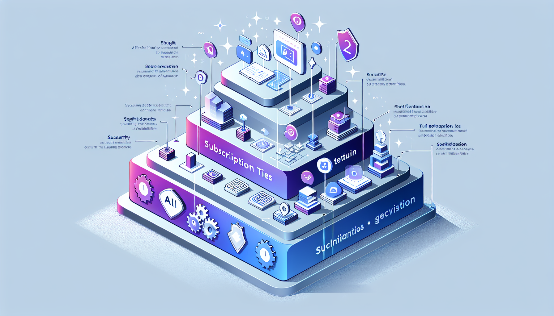 구글 워크스페이스 플랜별 AI 기능 비교 다이어그램