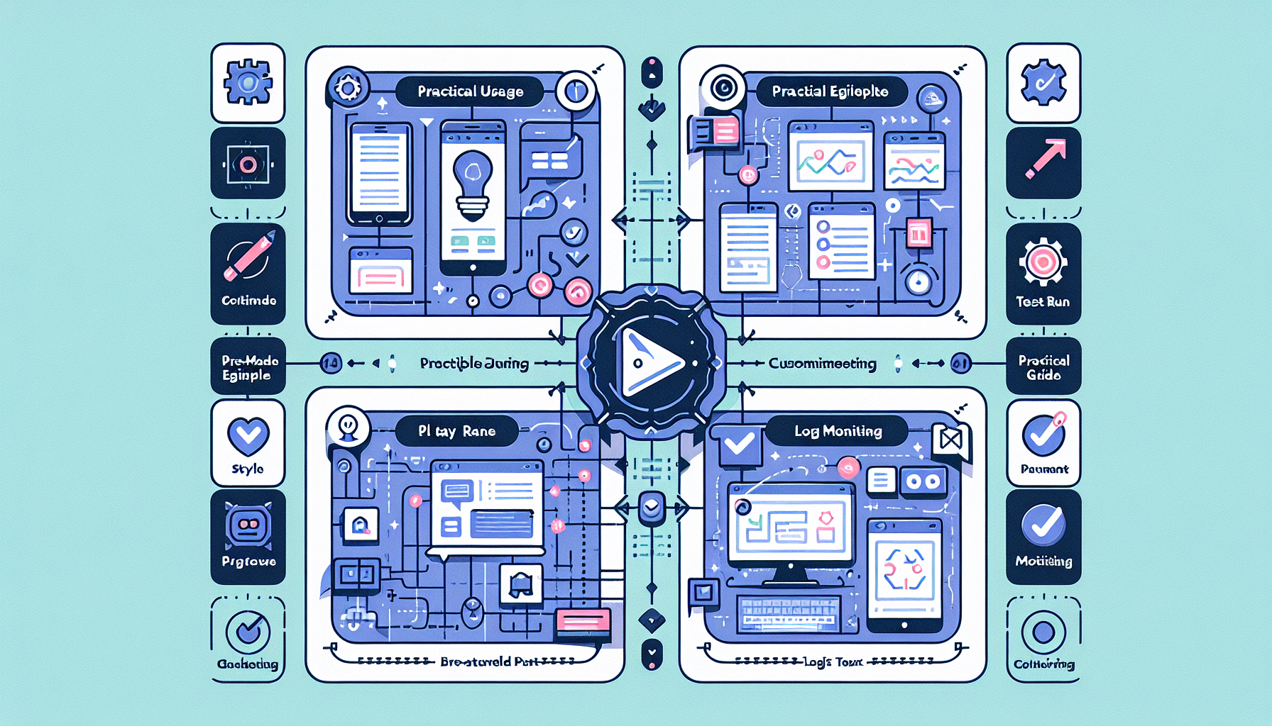 워크스페이스 스튜디오 효과적 활용을 위한 4가지 핵심 팁 가이드 일러스트