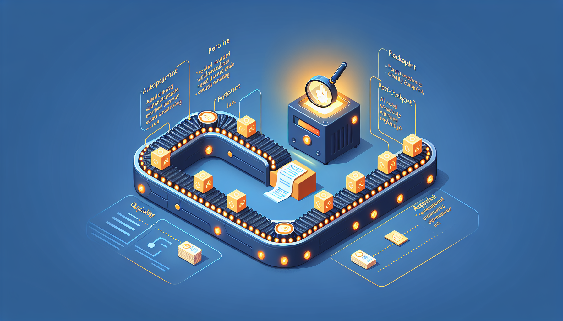 자동화 워크플로우 중간에 사람이 개입하는 휴먼-인-더-루프 개념 다이어그램