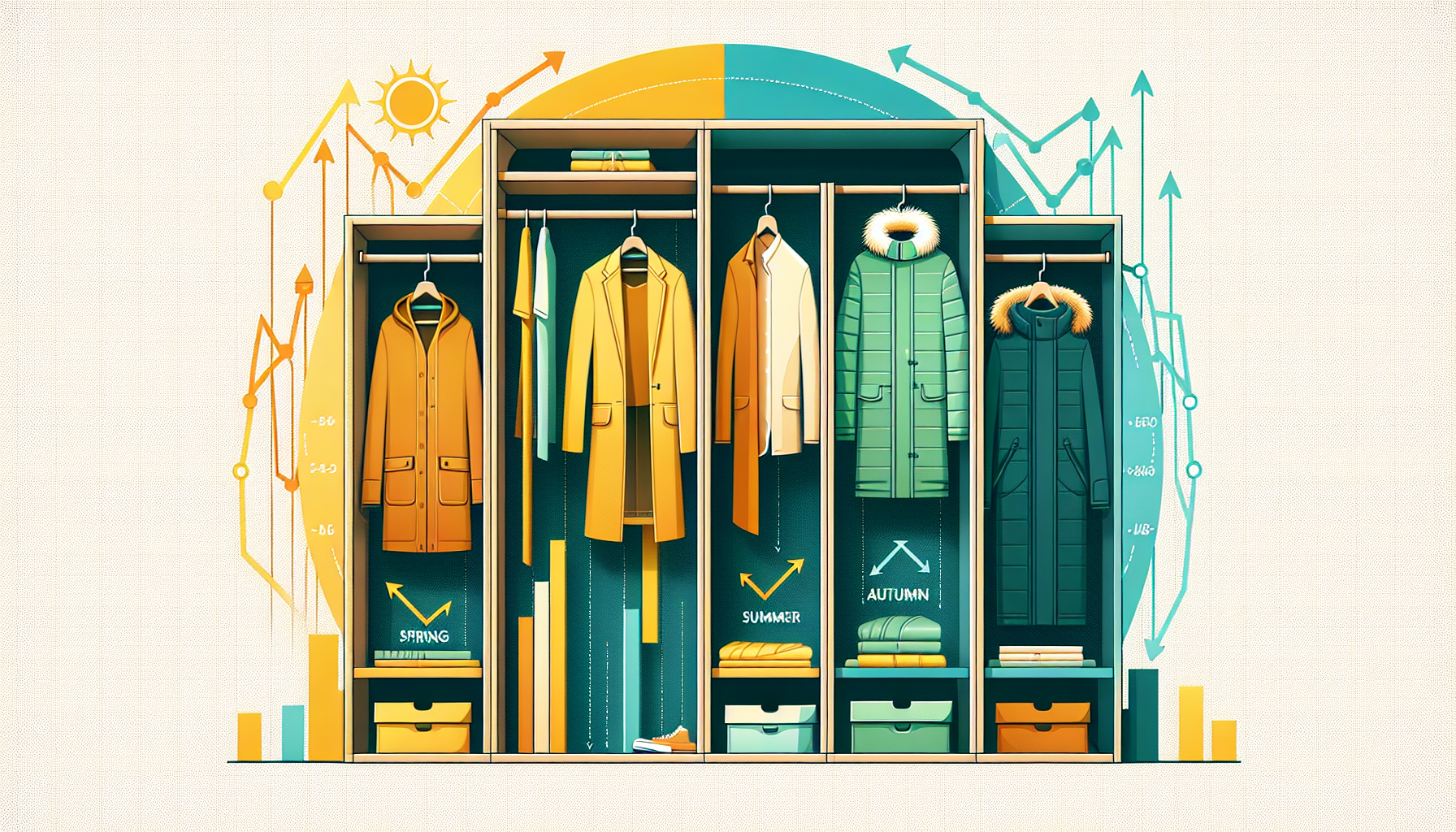 사계절 옷장으로 표현한 사계절 포트폴리오 개념 - 어떤 경기 국면에도 대비하는 투자 전략