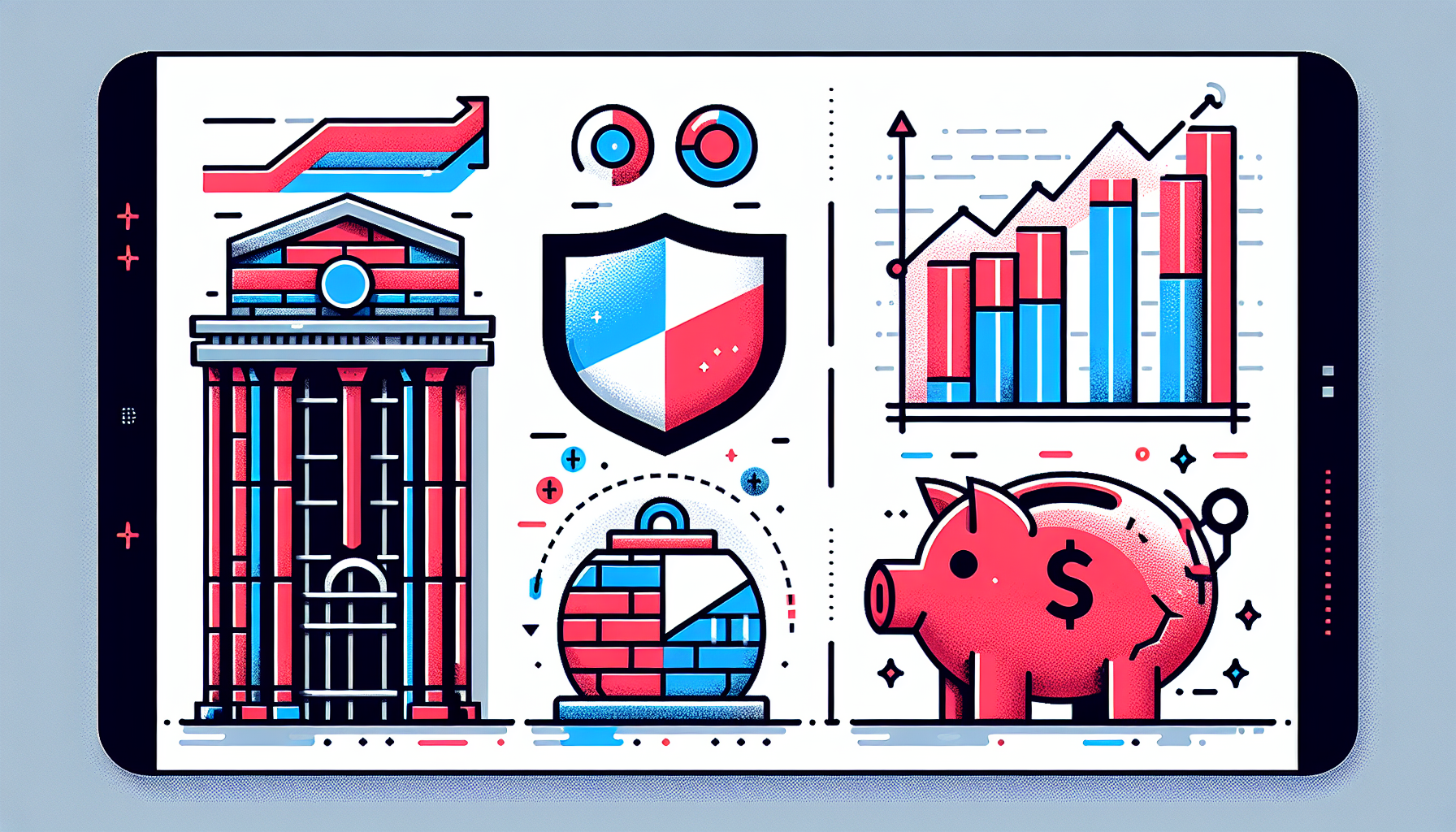 월배당 ETF 원금 보장 오해를 설명하는 일러스트 - 예금과 ETF 비교