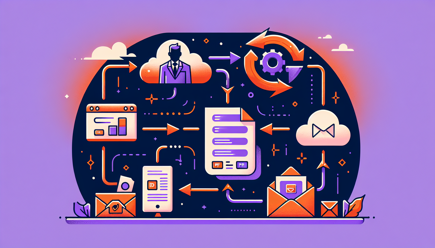 프로젝트 완료부터 인보이스 발송까지 자동화된 청구서 발행 시스템