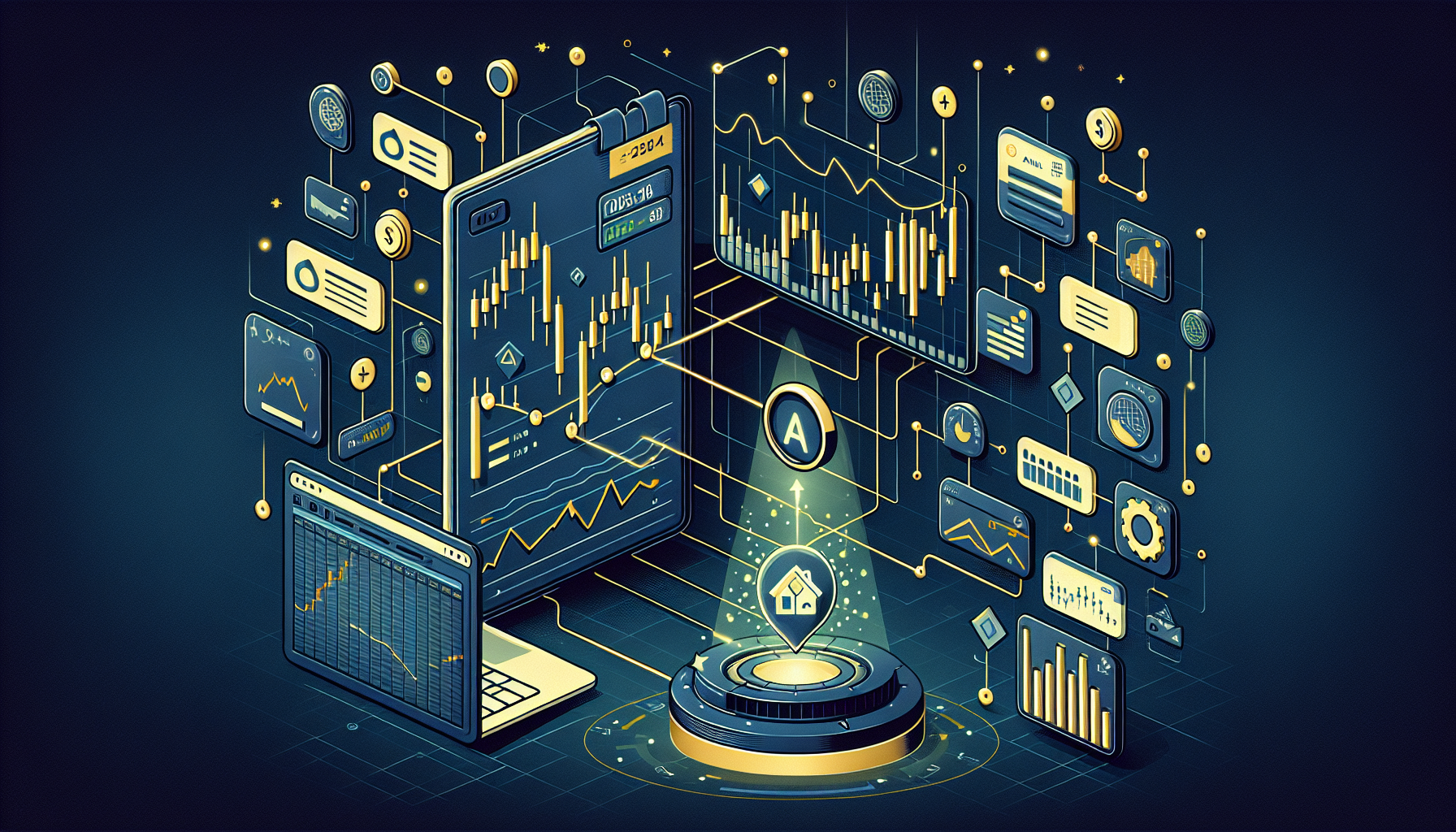 주식 리서치 자동화 에이전트 워크플로우 구축 일러스트