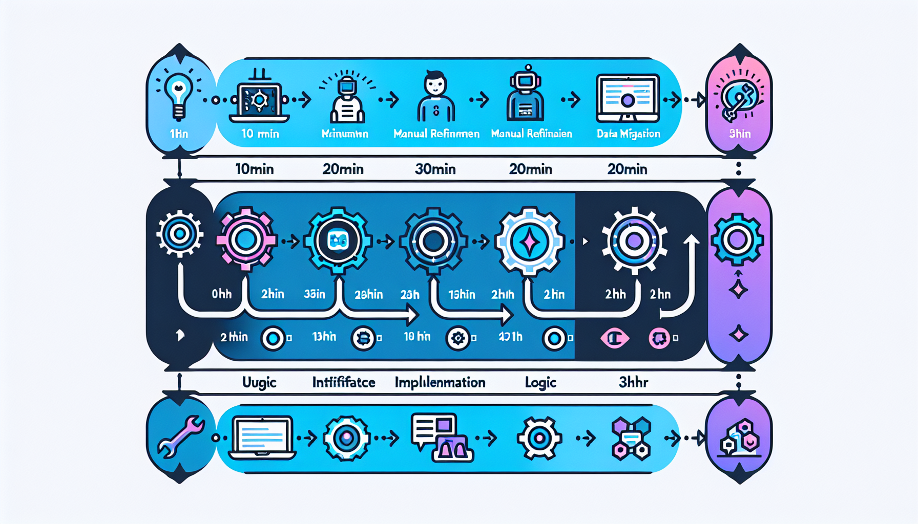 AI 기반 노코드 개발의 5단계 워크플로우 - AI 생성부터 최종 구현까지의 실용적인 개발 프로세스