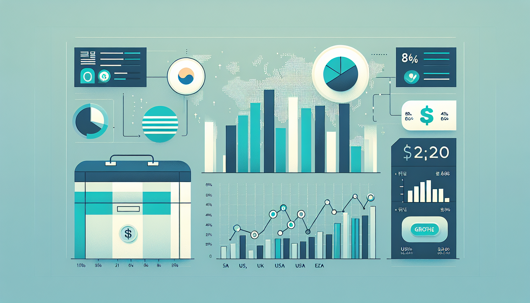 한국 금융 이해력 수준과 연금 수익률 국제 비교 일러스트